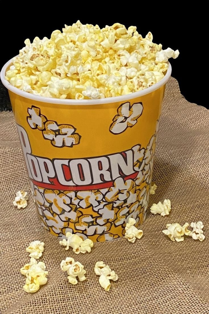 salted popcorn